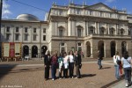 In front of La Scala